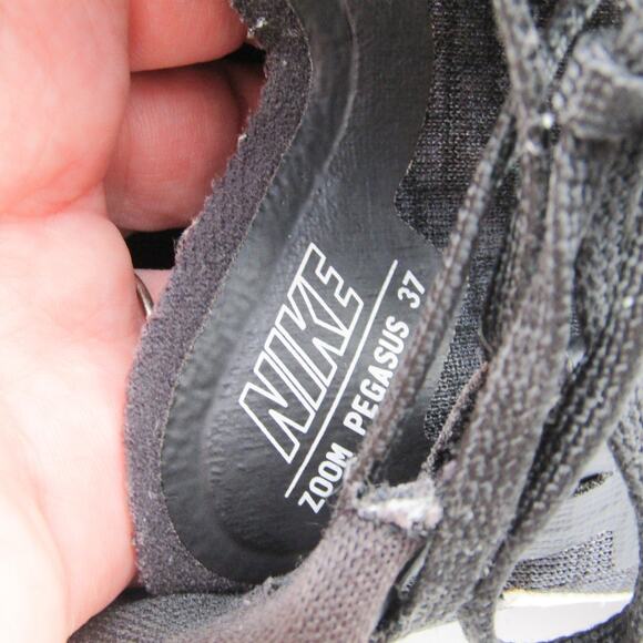 Nike Zoom Pegasus 37 Shoes Mens Size 12 Black White Running Sneakers BQ9646-002 main image 7